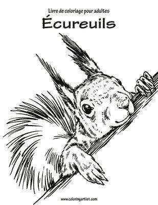 Livre de coloriage pour adultes Écureuils 1 1