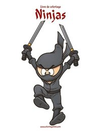 bokomslag Livre de coloriage Ninjas 1