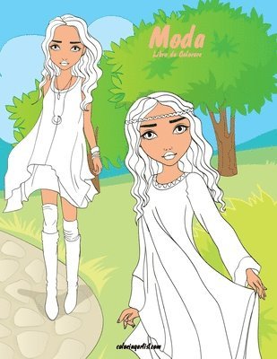 bokomslag Moda Libro da Colorare 1