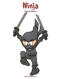 bokomslag Ninja Libro da Colorare 1