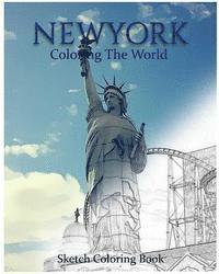 New York Coloring the World: Sketch Coloring Book