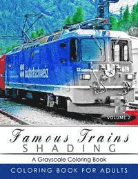 bokomslag Famous Train Shading Volume 2: Train Grayscale coloring books for adults Relaxation Art Therapy for Busy People (Adult Coloring Books Series, graysca