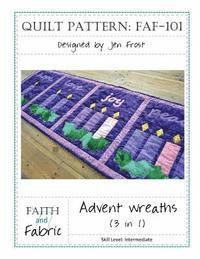 bokomslag Advent Wreaths Quilt Pattern (3-in-1)