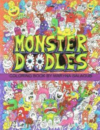 bokomslag Doodle monsters coloring book