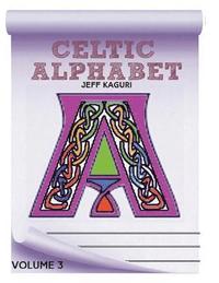bokomslag Celtic Alphabet Coloring Book: Volume 3