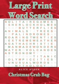 bokomslag Large Print Word Search: Christmas Grab Bag