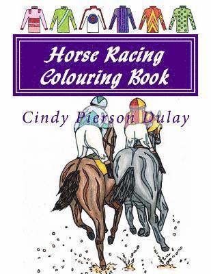 Horse Racing Colouring Book 1