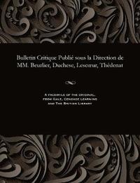 bokomslag Bulletin Critique Publie Sous La Direction de MM. Beurlier, Duchese, Lescoeur, Thedenat