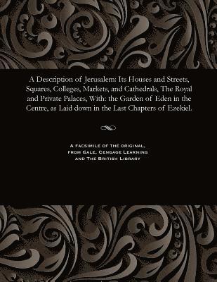 Richard Brothers - Description of Jerusalem, Häftad