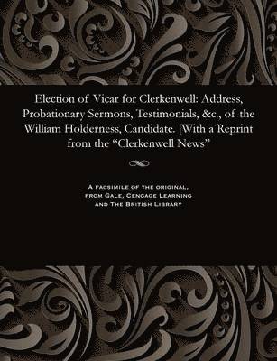 Election of Vicar for Clerkenwell 1
