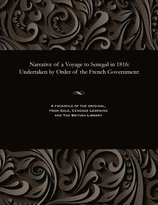bokomslag Narrative of a Voyage to Senegal in 1816