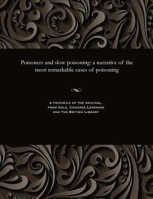 bokomslag Poisoners and Slow Poisoning