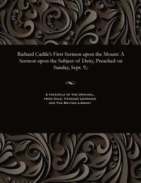 bokomslag Richard Carlile's First Sermon Upon the Mount