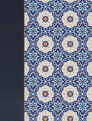 B&H Español Editorial Staff, B&h Español Editorial - RVR 1960 Biblia de apuntes, piel fabricada y mosaico crema y azul, Inbunden