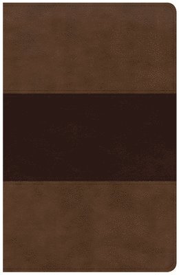 Holman Bible Staff Holman Bible Staff, Holman Bible Publishers - KJV Large Print Personal Size Reference Bible, Saddle Brown Leathertouch, Inbunden