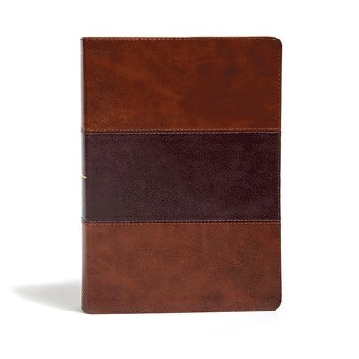 Holman Bible Staff, Holman Bible Publishers - KJV Super Giant Print Reference Bible, Saddle Brown LeatherTouch, Inbunden