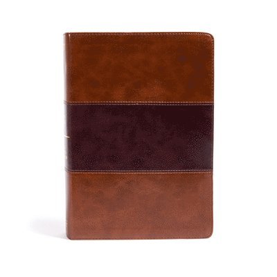 KJV Super Giant Print Reference Bible, Saddle Brown LeatherTouch, Indexed