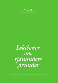 bokomslag Lektioner om tjänandets grunder