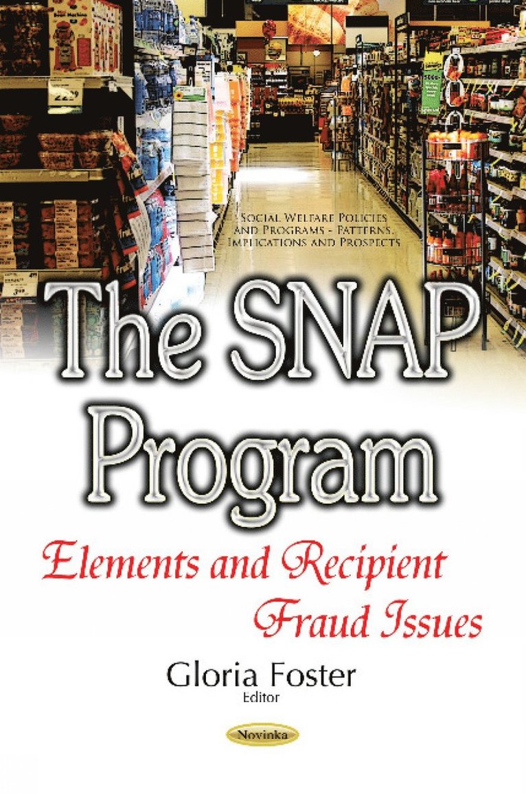 Gloria Foster - SNAP Program, Häftad