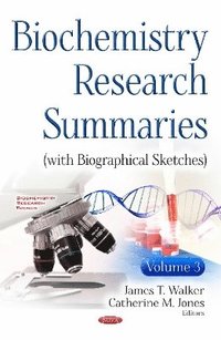 bokomslag Biochemistry Research Summaries (with Biographical Sketches)