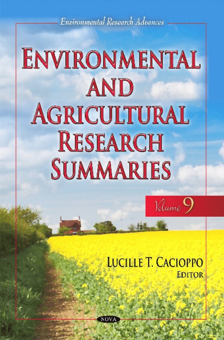 Lucille T Cacioppo - Environmental & Agricultural Research Summaries (with Biographical Sketches), Inbunden