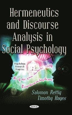 bokomslag Hermeneutics & Discourse Analysis in Social Psychology