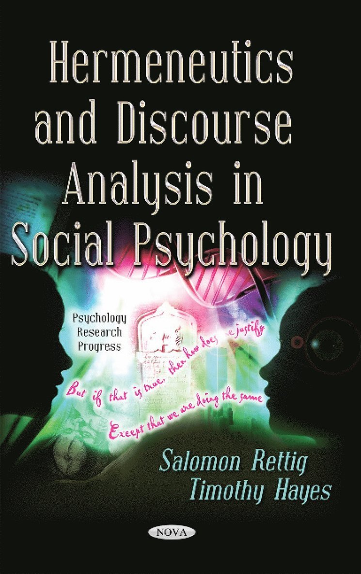 Hermeneutics & Discourse Analysis in Social Psychology