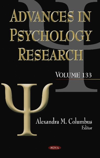 bokomslag Advances in Psychology Research. Volume 133