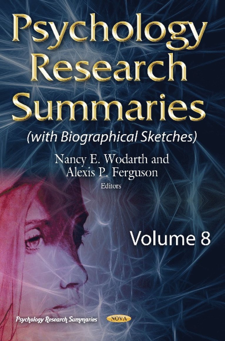 Nancy E. Wodarth, Alexis P. Ferguson - Psychology Research Summaries, Inbunden