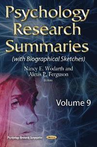 bokomslag Psychology Research Summaries -- Volume 9
