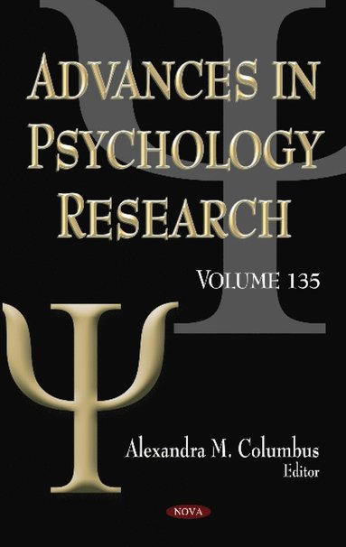 bokomslag Advances in Psychology Research. Volume 135