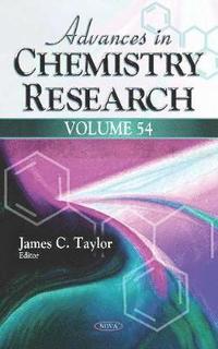 bokomslag Advances in Chemistry Research. Volume 54