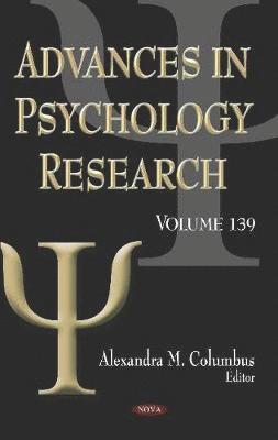 bokomslag Advances in Psychology Research. Volume 139