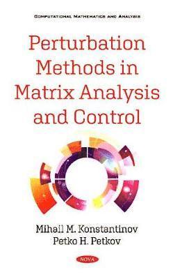 bokomslag Perturbation Methods in Matrix Analysis and Control