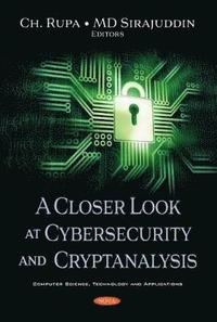 bokomslag Closer Look at Cybersecurity and Cryptanalysis