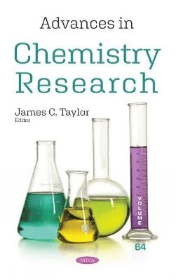 James C. Taylor - Advances in Chemistry Research, Inbunden