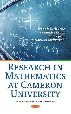 Research in Mathematics at Cameron University 1