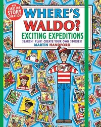 bokomslag Where's Waldo? Exciting Expeditions: Play! Search! Create Your Own Stories! (a Compact, Travel-Size Hidden Object Activity Book with Puzzles and Promp
