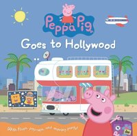 bokomslag Peppa Pig Goes to Hollywood: (Interactive Lift-The-Flap Pop-Up Book with Pull Tabs and Gatefolds about an Epic Road Trip Across the Us for Toddlers, P