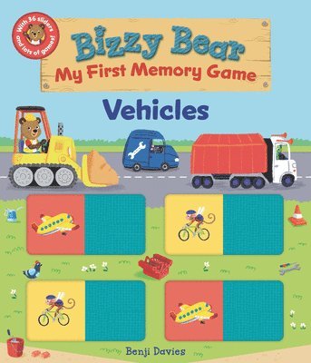Bizzy Bear: My First Memory Game: Vehicles: (Interactive Board Book about Vehicles on a Construction Site, in a City, at the Airport, and in Space for, Kartonnage