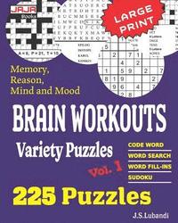 bokomslag Brain Workouts Variety Puzzles
