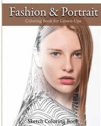 bokomslag Fashion & Portrait: Coloring Book for Grown-Ups