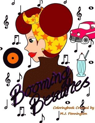 Booming Beauties: Coloringbook by M.J. Pennington 1