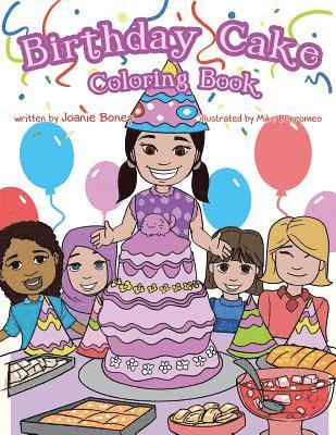 Birthday Cake Coloring Book 1