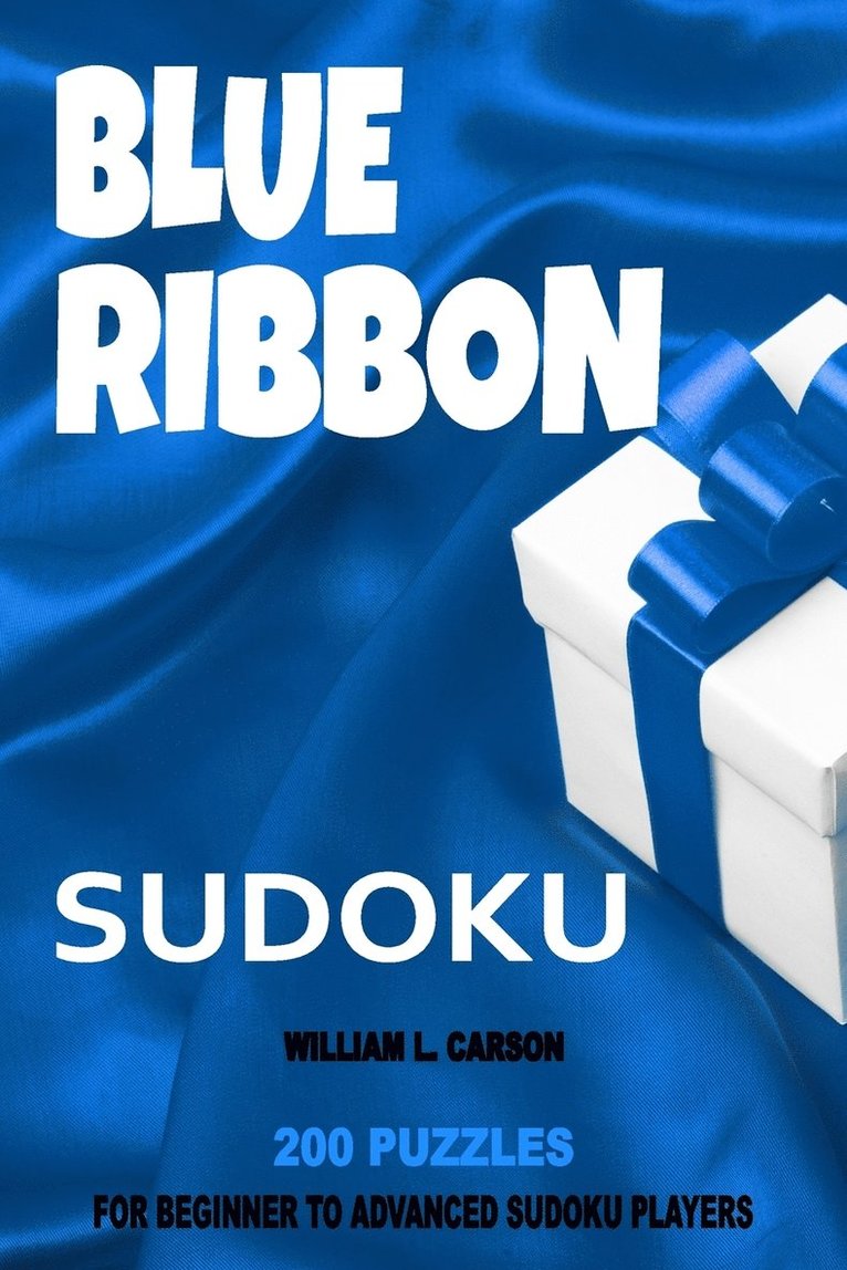William L Carson, William L. Carson - Blue Ribbon Sudoku, Häftad