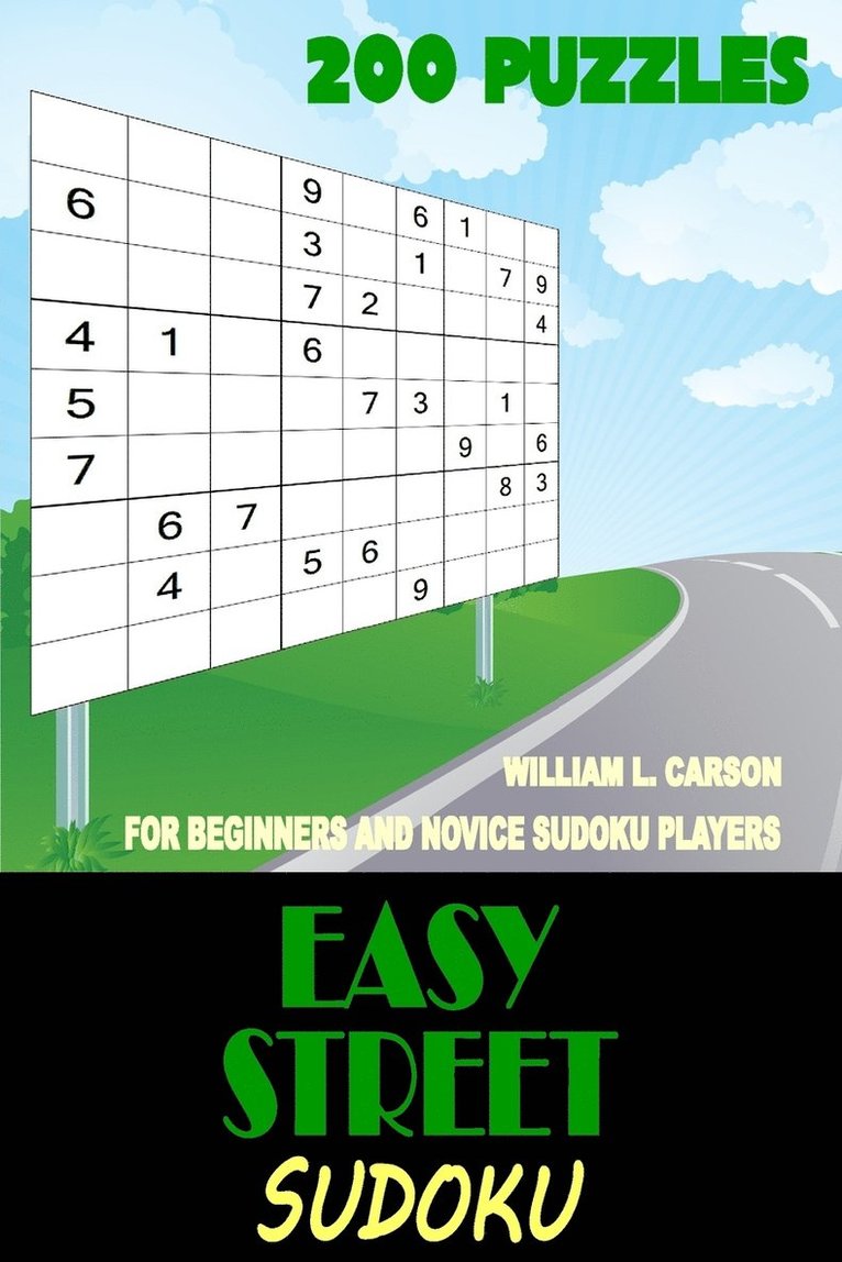 William L Carson, William L. Carson - Easy Street Sudoku, Häftad