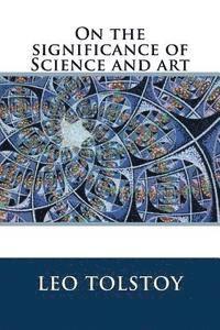 bokomslag On the significance of Science and art