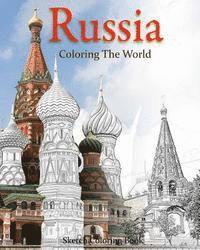 Anthony Hutzler - Russia Coloring The World: Sketch Coloring Book, Häftad
