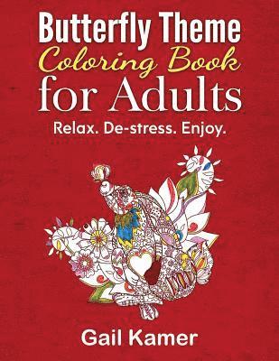 Butterfly Theme Coloring Book for Adults 1