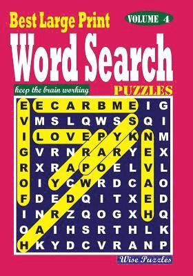 Best Large Print Word Search Puzzles, Vol. 4 1